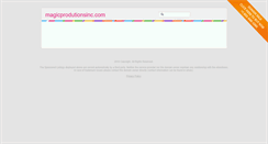 Desktop Screenshot of magicprodutionsinc.com